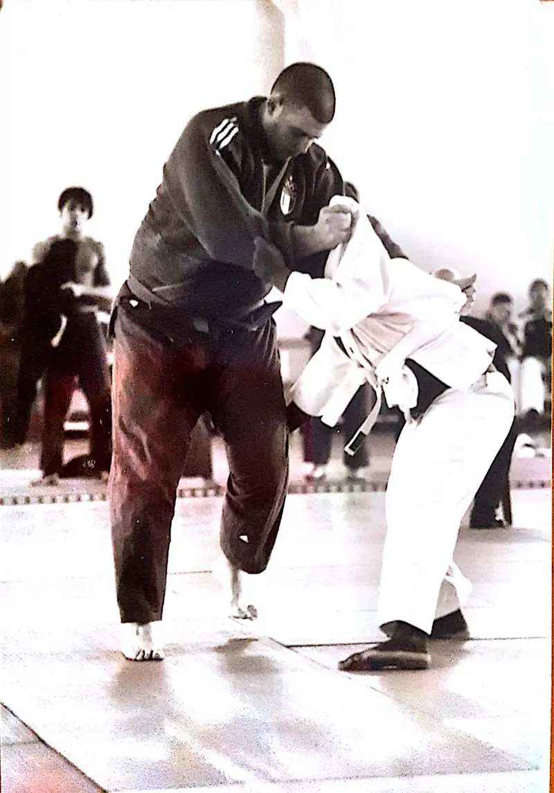 Alessandro Frezza da ragazzo sul tatami