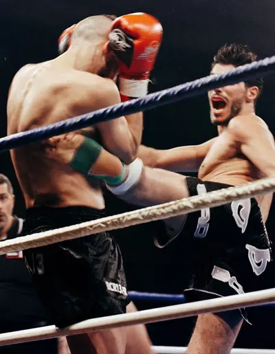Allenamento di muay thai