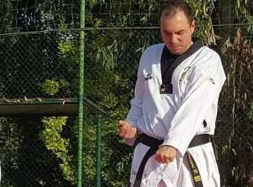 Valerio Cossari, istruttore di taekwondo